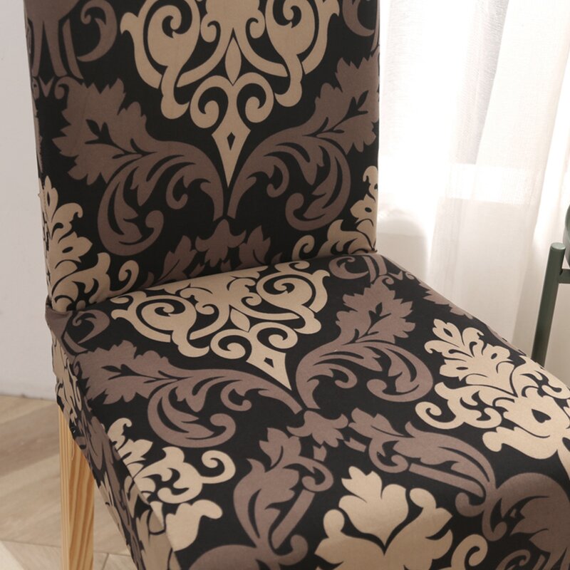Astoria Grand Box Cushion Dining chair Slipcover & Reviews | Wayfair